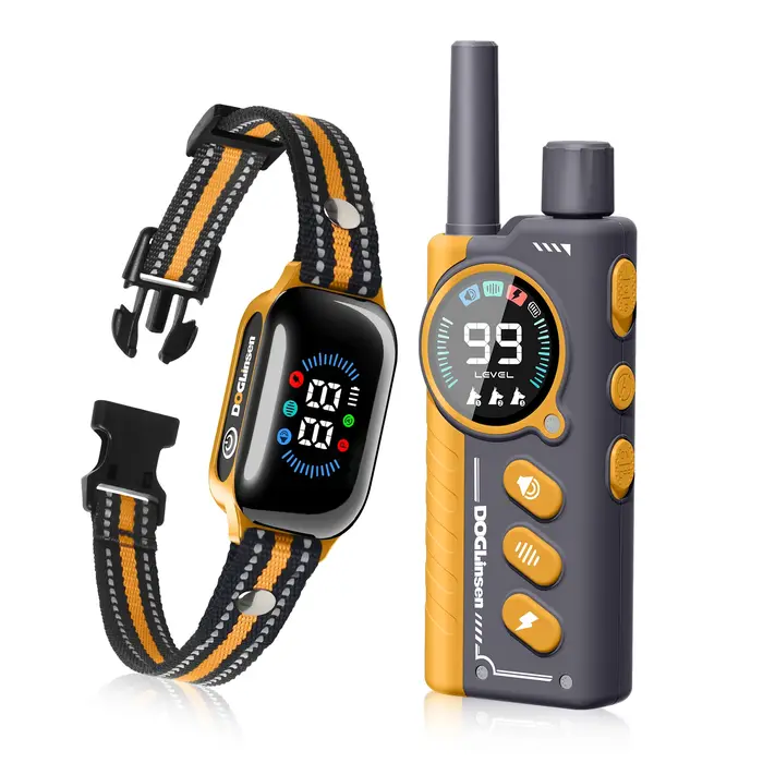 Collier de dressage électrique avec télécommande rechargeable pour chien de toutes les tailles occasions spéciales et entraînement de dressage