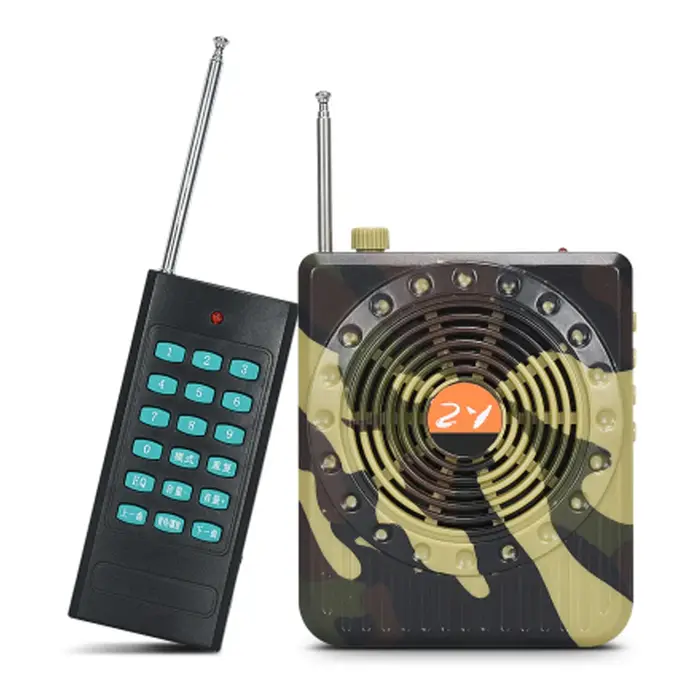 Amplificateur son rechargeable télécommandé professionnel pour chasse extérieure - Accessoire son