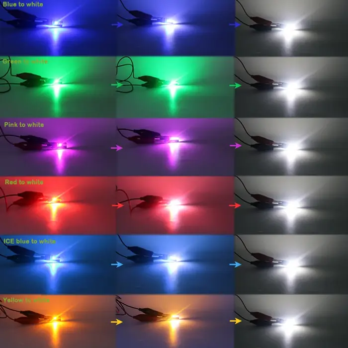 Lumière de lecture Canbus W5W T10 8smd 2835, 10 pièces, anti-erreur, ampoule de porte, Parking, bleu