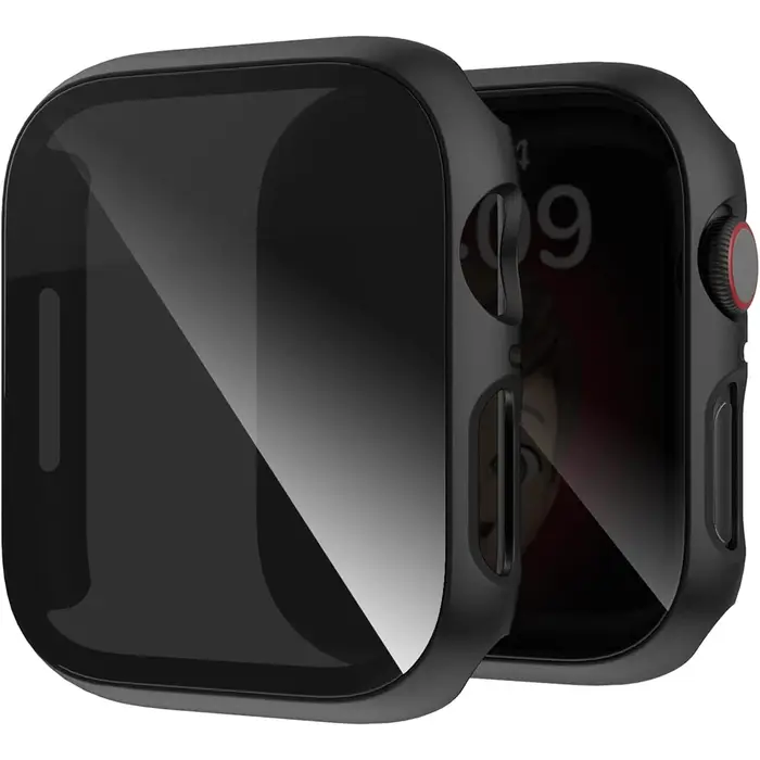 Verre trempé + coque pour Apple Watch 11 10 9 8 7 6 SE 5 - protection écran iWatch 44mm 40mm 41mm 45mm 49mm