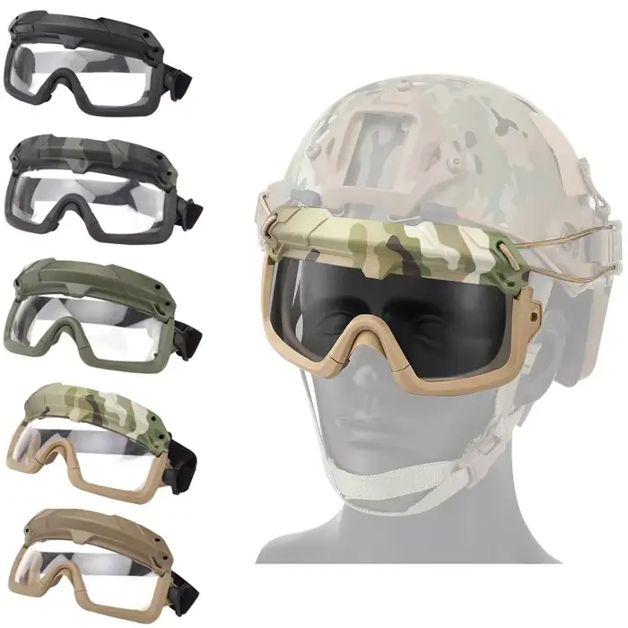 Lunettes de sport pour hommes et femmes avec 2 modes - Protection oculaire pour airsoft, randonnée, paintball et chasse
