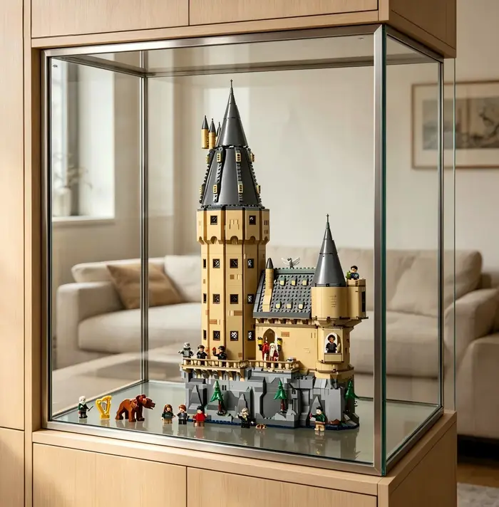 Nouveau 76454 2135 pièces Château de Poudlard : La Tour Principale, Blocs de Construction au Design 