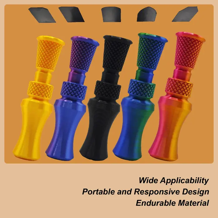 Appeau canard 5 sons avec film changeable pour chasse extérieure - Leurre sonore professionnel