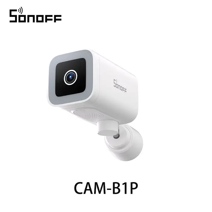 SONOFF CAM-B1P Caméra de sécurité intelligente extérieure 2K HD avec détection humaine AI IP65 résis