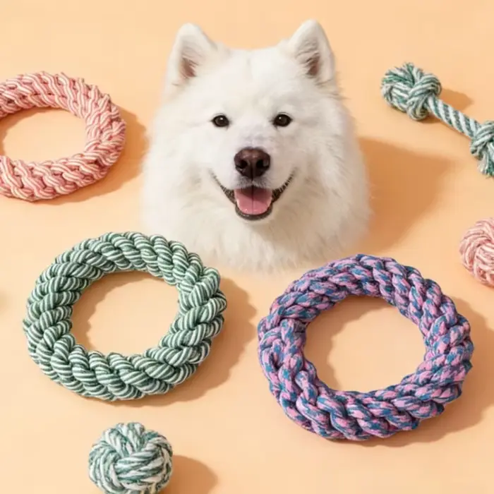Jouet en caoutchouc résistant pour chiens de taille moyenne et grande, idéal pour stimuler l'activité physique et la santé bucco-dentaire, cadeau parfait pour tout événement