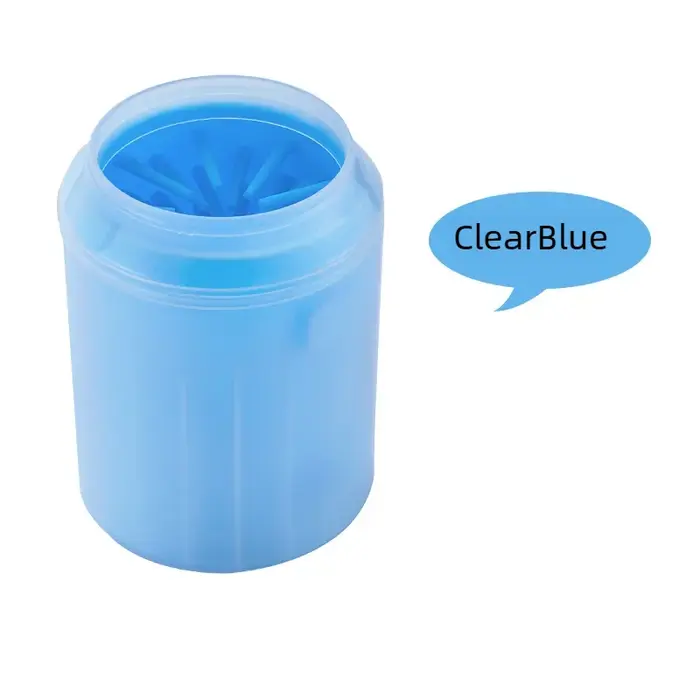 Nettoyeur de pattes de chien, peignes en Silicone souple, Portable, pour l'extérieur, lave-pieds pou