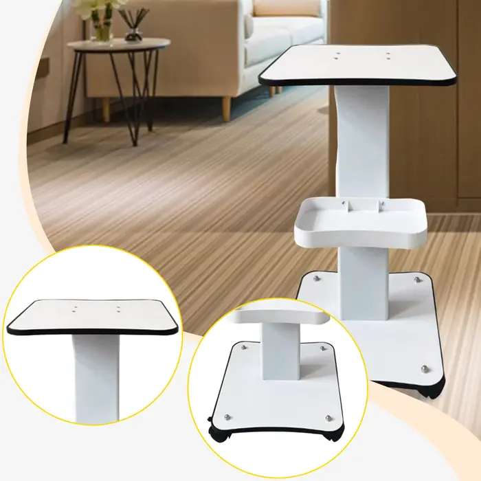 Chariot d'entretien d'équipement de beauté SPA à 3 niveaux, support utilitaire roulant, Station de beauté pour Salon, plateau de rangement d'instruments pour la maison