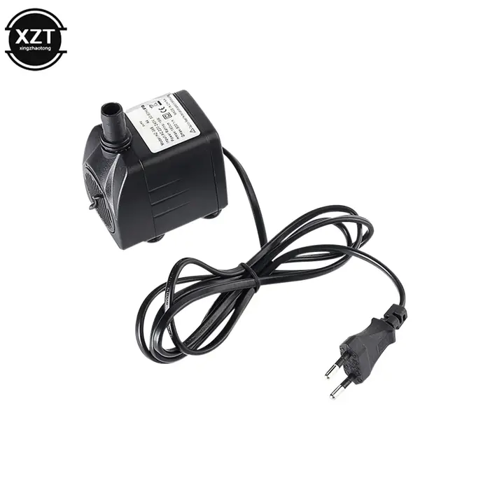 Pompe SubSN avec Filtre Précieux pour Poisson, Lumière LED, Fontaine d'Aquarium, Prise UE, AC 220V, 