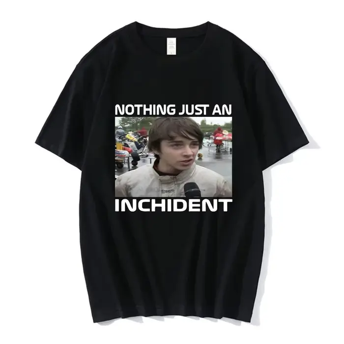 Charles Leclerc 100% coton chemise pour hommes été surdimensionné drôle entretien chemise à manches 