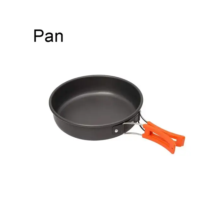 Kit d'ustensiles de cuisine de Camping, ensemble de cuisine en plein air, équipement en aluminium, P