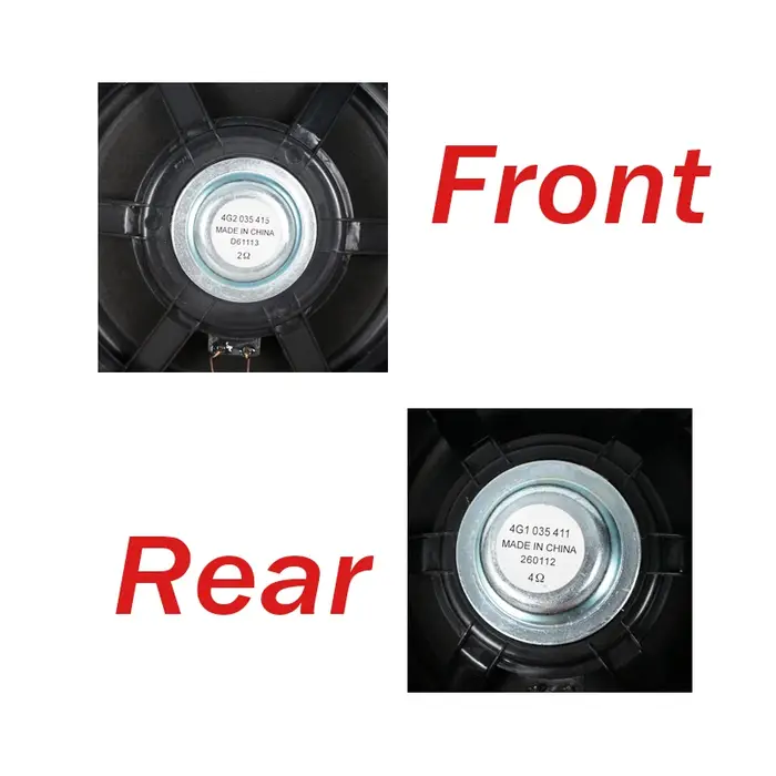 Haut-parleur de porte avant et arrière, klaxon de basse moyenne, trompette 4G, pour Audi A6 C7 2011 