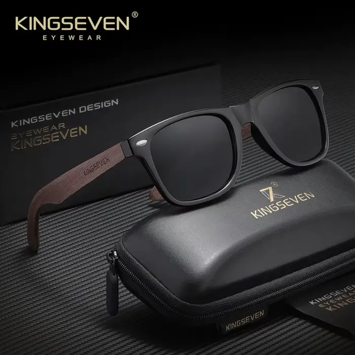 Lunettes de soleil polarisées vintage KINGSEVEN, protection UV400, anti-éblouissement, pour la condu