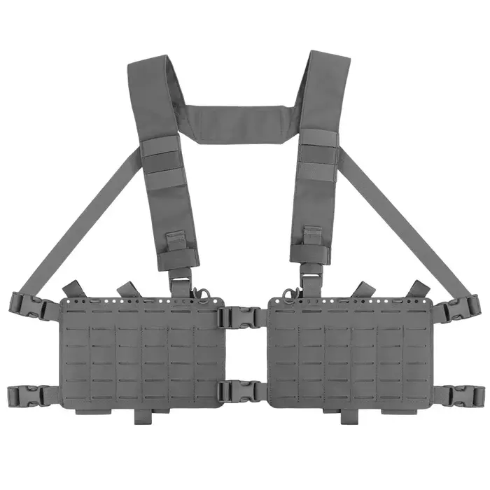 Gilet tactique de poitrine à système Molle découpé, gilet militaire de chasse, gilet de poitrine ava