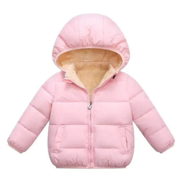 Manteaux pour enfants Manteaux épais d'hiver pour garçons Vêtements d'extérieur épais en peluche pou