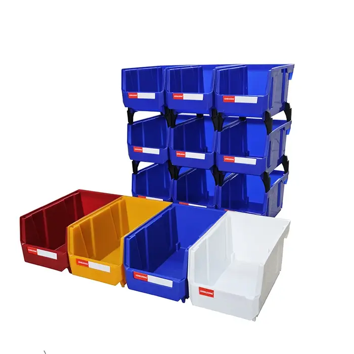 Bacs de rangement empilables en plastique, boîtes de rangement à vis, organisateur de rangement de p