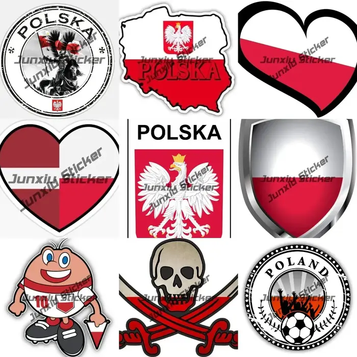 Polska-Autocollant en vinyle pour voitures