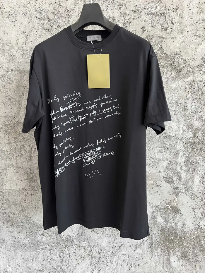 Dictionnaire noir en pur coton imprimé à la mode, pull tendance, décontracté, ample et personnalisé 
