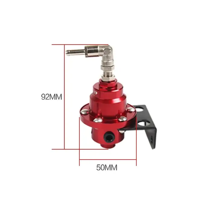 Nouveau type de régulateur de pression de carburant réglable universel avec jauge et instructions or