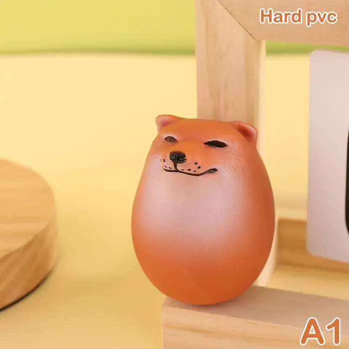Shibako chien oeuf créatif Shiba Inu réaliste oeuf forme bureau décor chien et oeuf Union décoration
