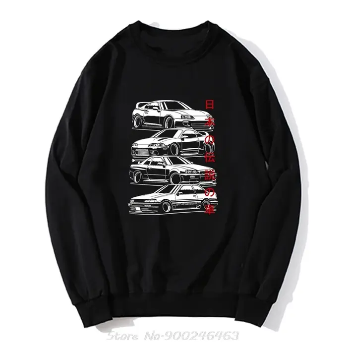 JDM sweat à capuche légendes voiture japonaise voiture de sport automobile homme adulte hauts nouvea