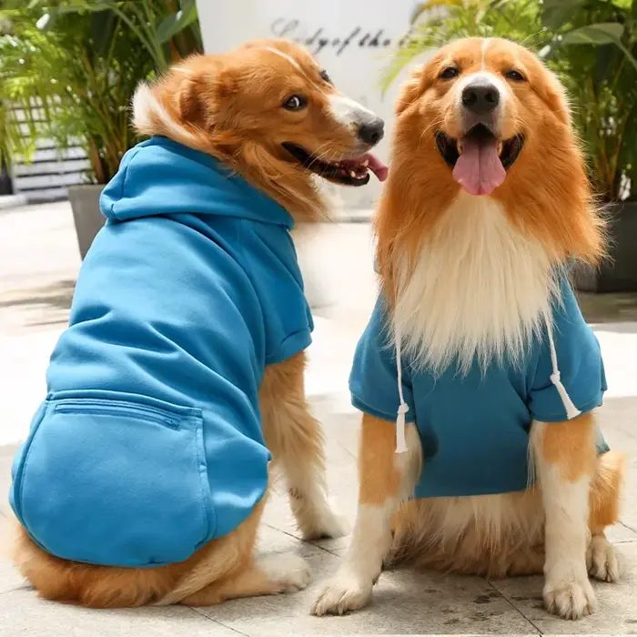 Grand sweat à capuche pour chien – Veste polaire pour animaux de compagnie