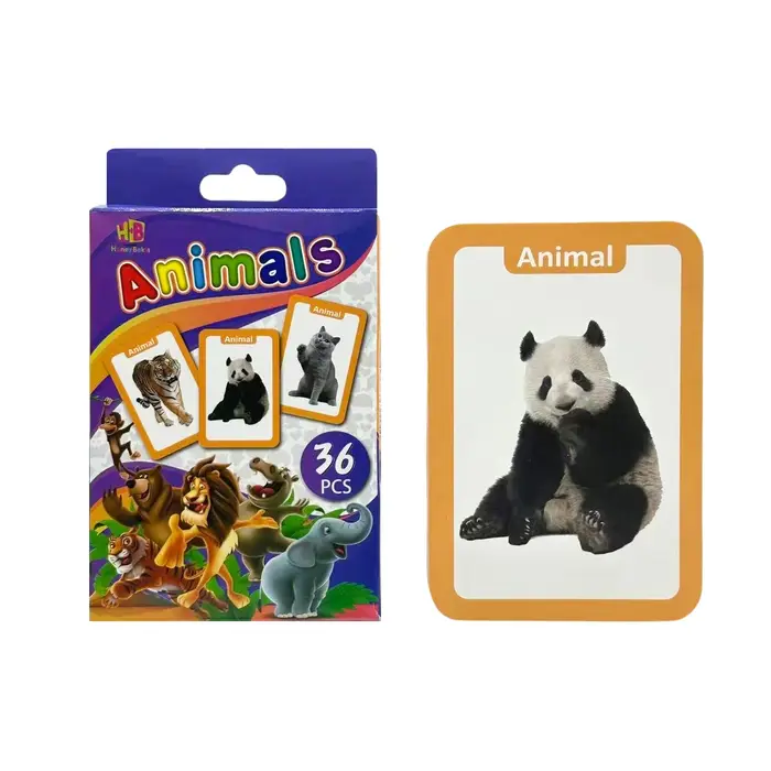 Cartes flash avec lettres animales, ressources éducatives préscolaires pour apprendre les nombres, l