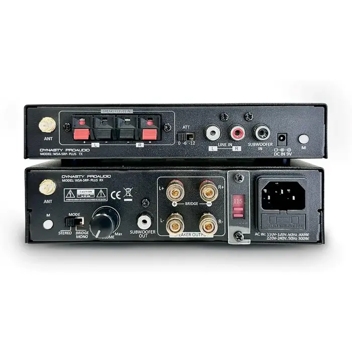 Kit de haut-parleurs arrière de son surround sans fil WSA-5RP-PLUS avec amplificateur 2x100W intégré