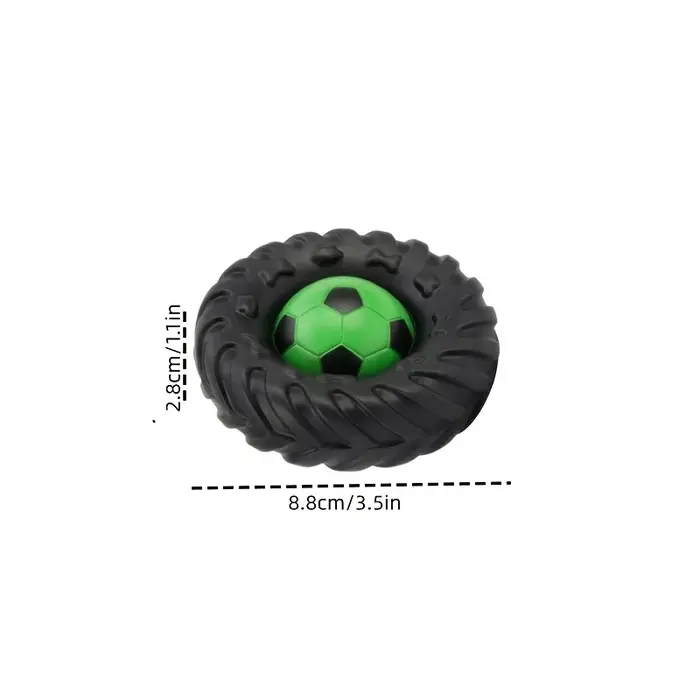 Nouveau jouet pour chien en forme de pneu, qui couine et qui fait des bruits, pour soulager le stress et la violence des animaux de compagnie