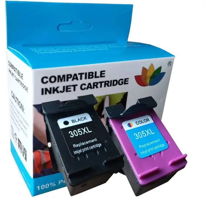 COAAP 305XL cartouche d'encre rechargée remplacement pour HP 305 XL HP305 DeskJet 2710 2720 4110 4120 4130 l'envie 6010 6020 6030 6420