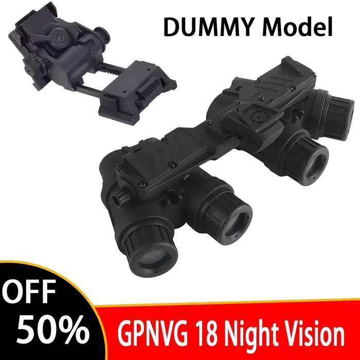 Lunettes vision nocturne factices GPNVG 18 AN-PVS31 modèle dummy avec support L4 G24 pour chasse