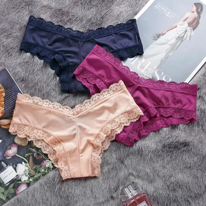 Culotte en dentelle féminine sans couture confortable pour femmes nouvelles collections lingerie sexy occasions spéciales