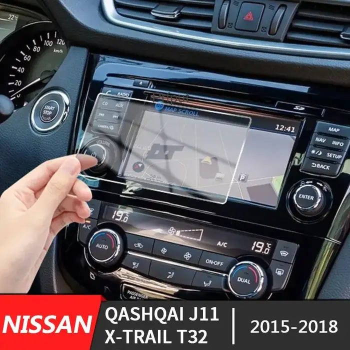Protecteur d'écran en verre trempé pour Navigation de voiture, pour Nissan Qashqai J11 x-trail T32 2