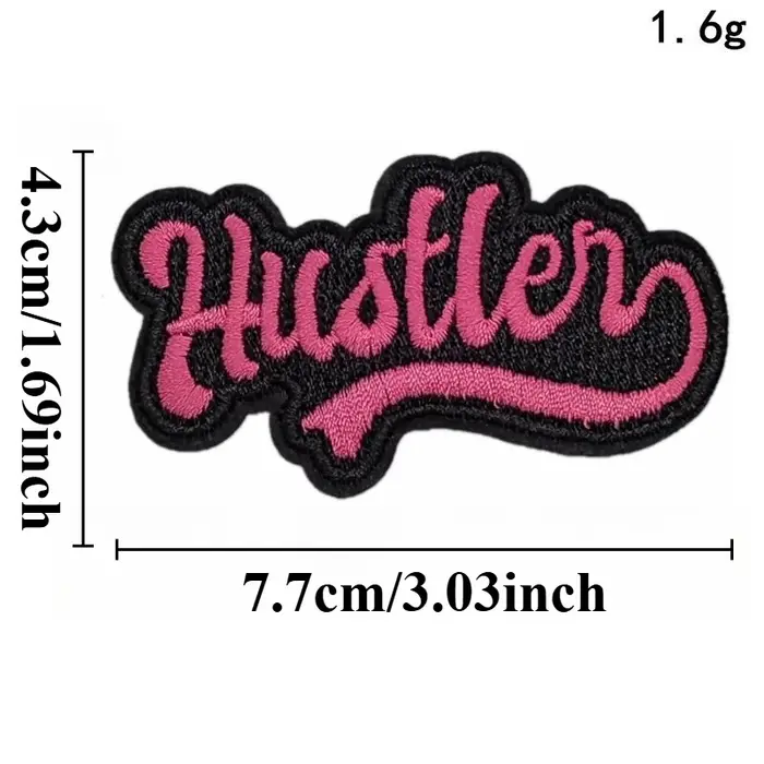 Lettres anglaises fille femme lèvres argent fer-on coudre broderie Badge patchs bricolage T-shirt ch