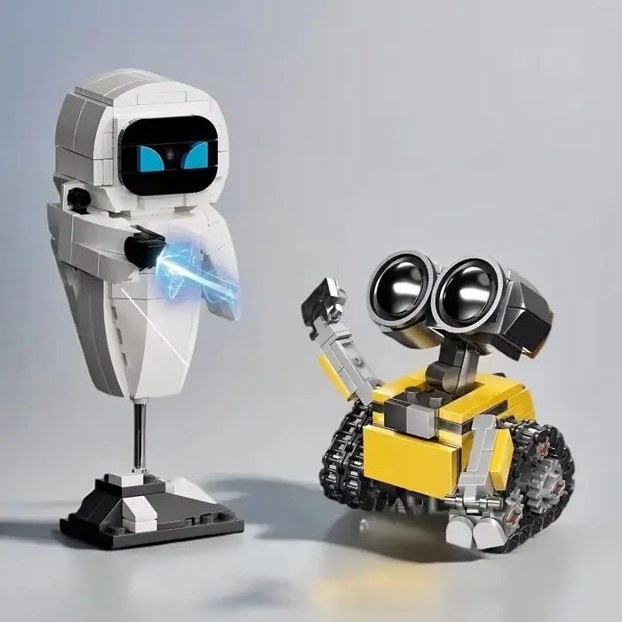 Wall.E Eve – Kit d'assemblage de Robot à petites particules, figurine d'action pour garçon, jouet éd