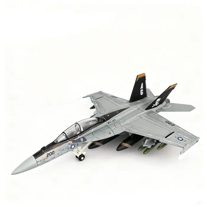 Réplique de drapeau Pirate F18 FA-18 VF103 Grumman Tomcat Super Hornet F/A-18F, échelle 1:72, modèle