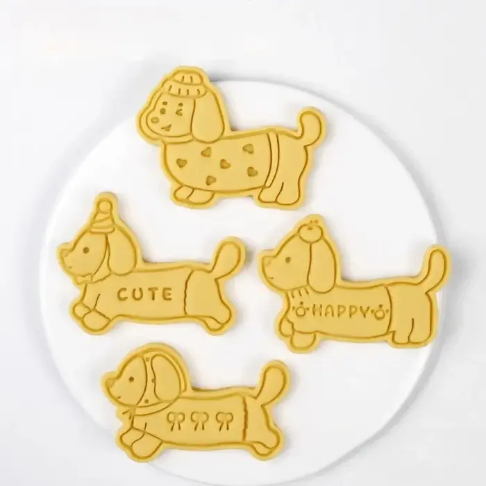 Teckel emporte-pièces Animal chien Type timbre gaufreur pour Biscuit pâtisserie ustensiles de cuisson