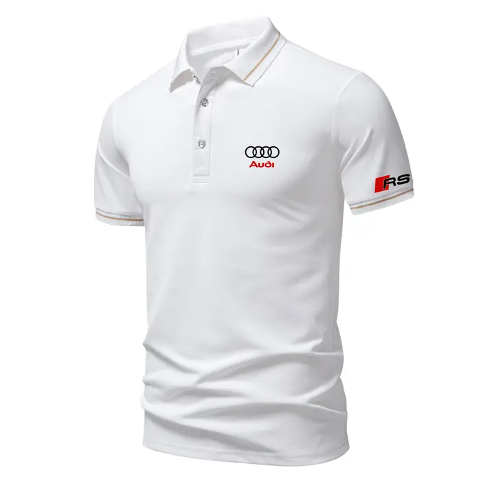 Polo de marque Audi, vêtements de style course moto