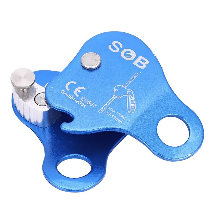 Verrou de corde d'escalade bleu