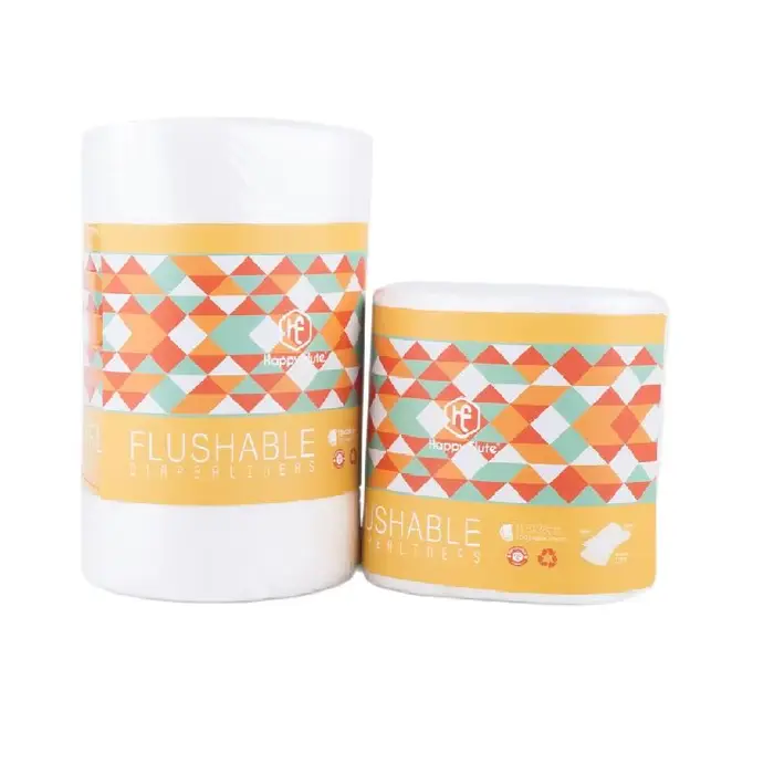 HappyFlute lingettes pour bébé en tissu de bambou doublures de couches biodégradables et jetables do