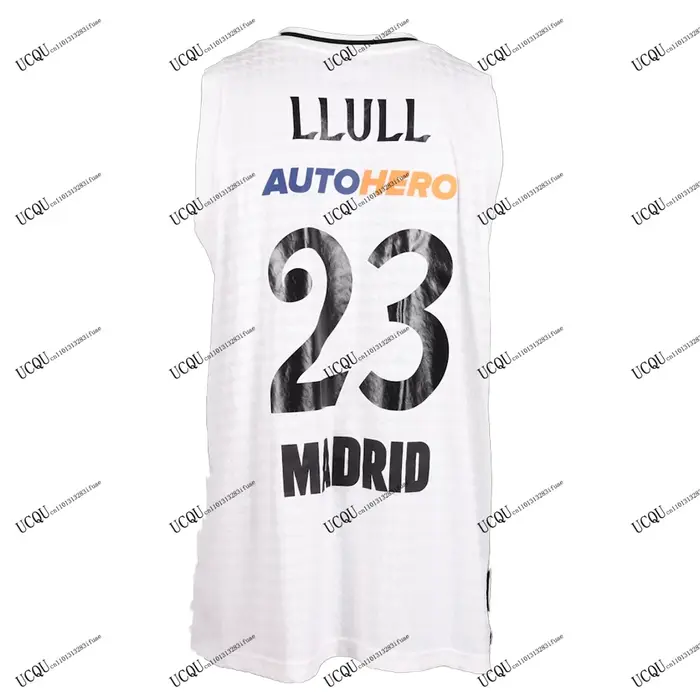 2025-26 Sergio Llull # Maillot de basket-ball 23/7/11/22, T-Shirt imprimé en 3D, Kit de Match d'espa