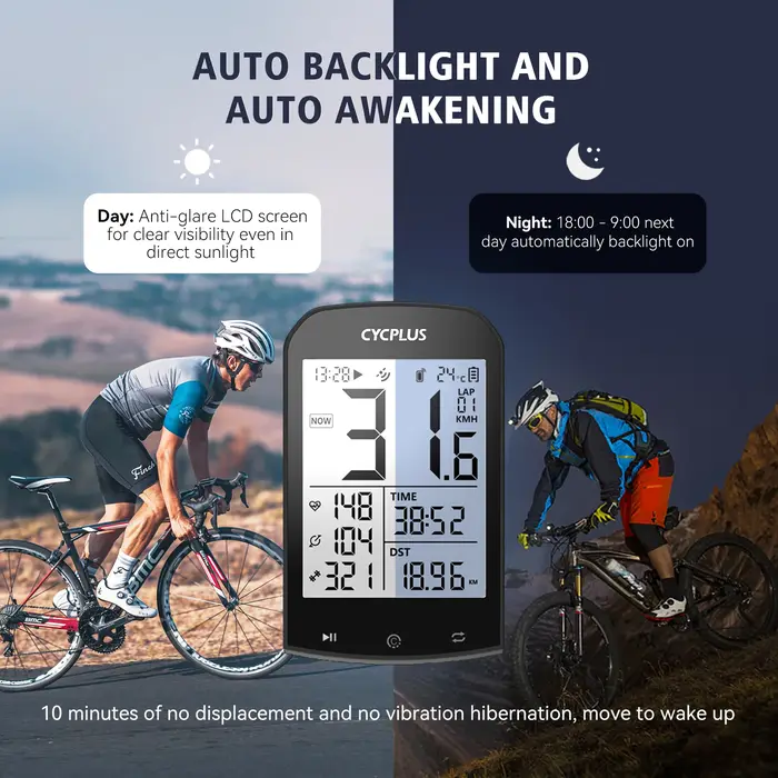 GPS Vélo Ordinateur Sans Fil CYCPLUS M1 Étanche Compteur De Vitesse Odomètre ANT + Bluetooth5.0 Vélo