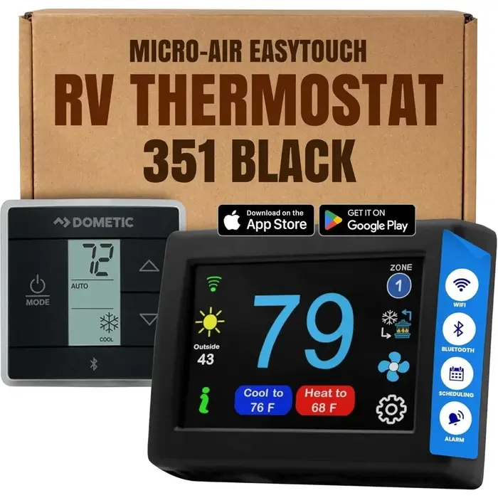HOME. Thermostat numérique WiFi ou Bluetooth EasyTouch, Thermostat Dometic RV de remplacement progra