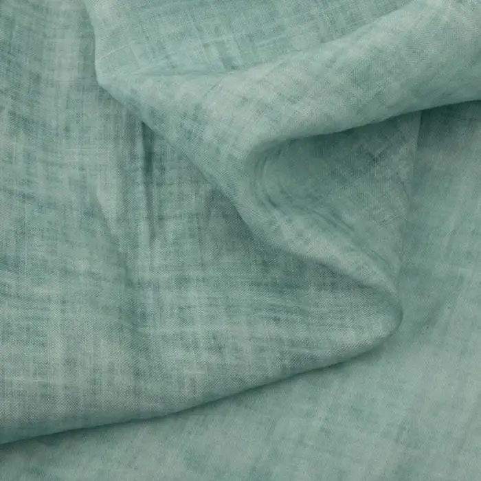 Tissu d'été léger de haute qualité en ramie teinte, pur lin pour chemises, pantalons, robes – Matéri