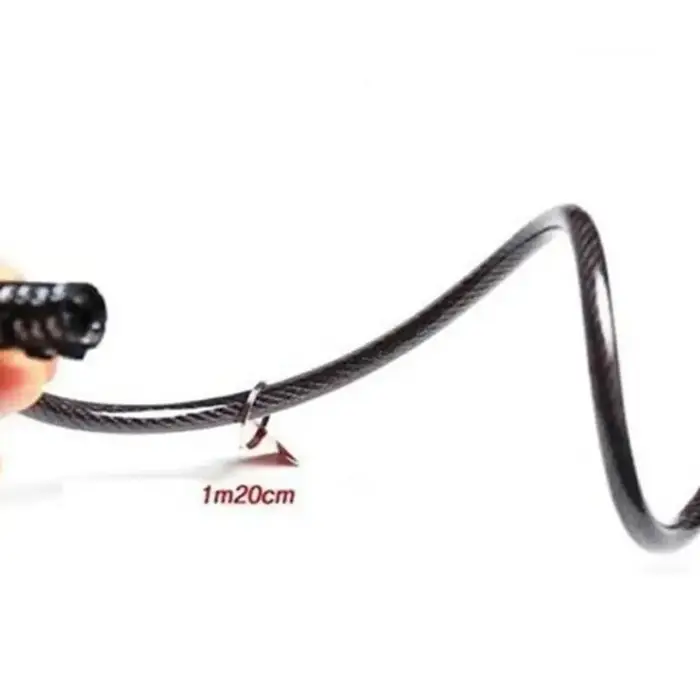 ‌ Serrure à chaîne de sécurité robuste – Cadenas à code à 4 chiffres pour motos et vélos de montagne ‌ ‌
