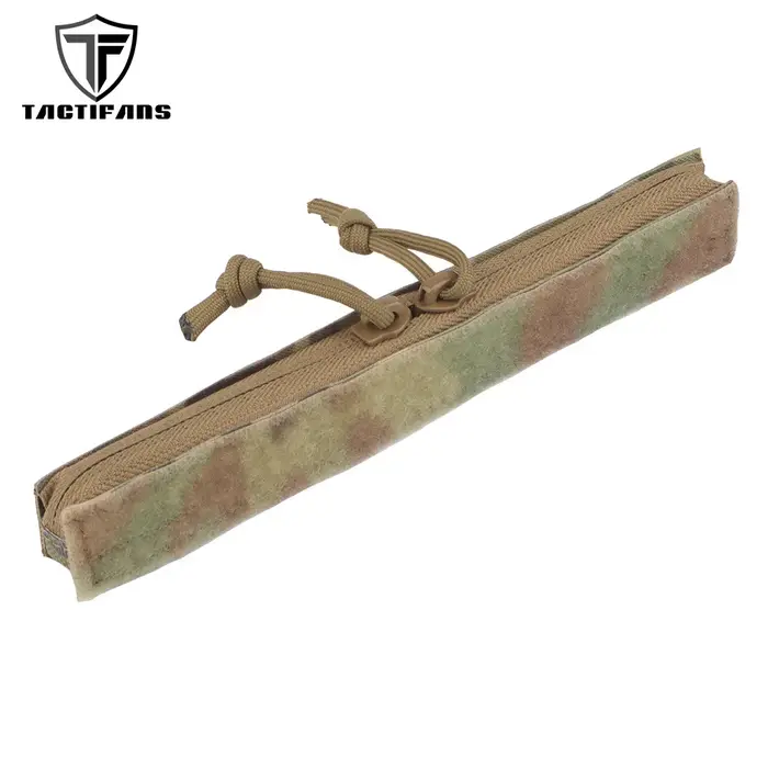 Poche administrative tactique avec fermeture éclair et attache Velcro pour porte-plaque MBAV Crye AVS