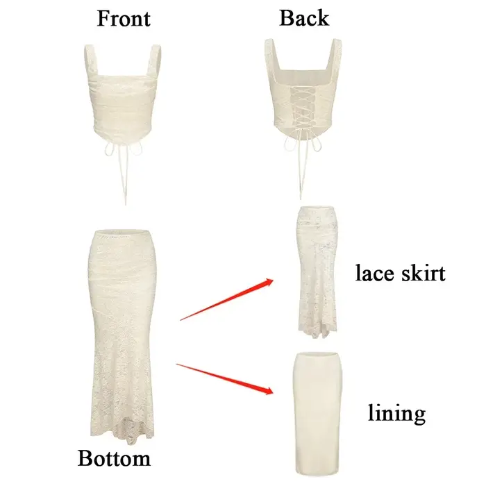 Placage Mingxi-Ensemble haut court et jupe pour femme, robes d'invité de mariage, tenues formelles é