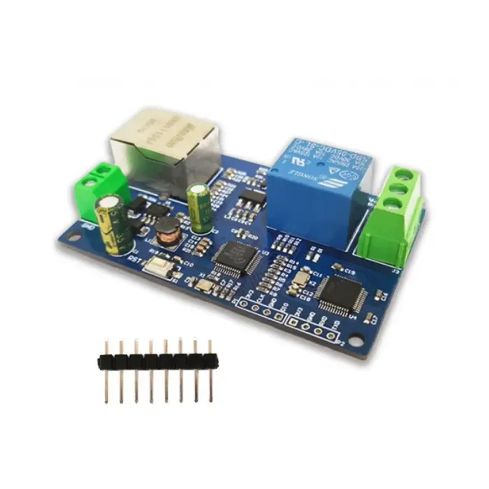 Module de relais réseau monocanal Modbus RTU, relais de contrôle de réseau local Ethernet câblé, pre