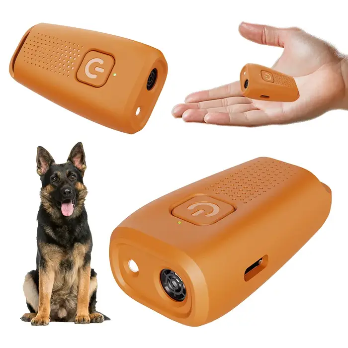 Répulsif à ultrasons pour chiens : un appareil compact, portable et rechargeable pour l'entraînement