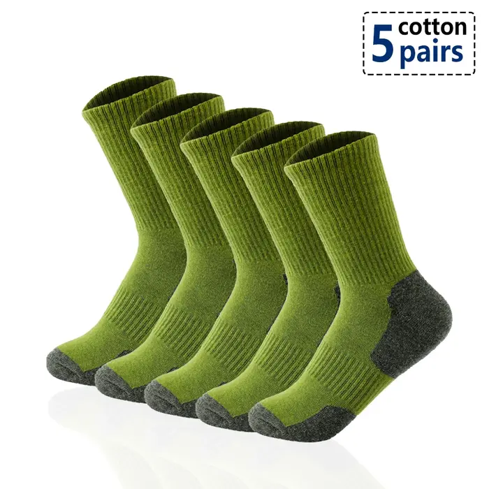 Chaussettes Homme Coton Respirantes Longues Affaires Harajuku Gentleman Sox Cadeau 5 Paires