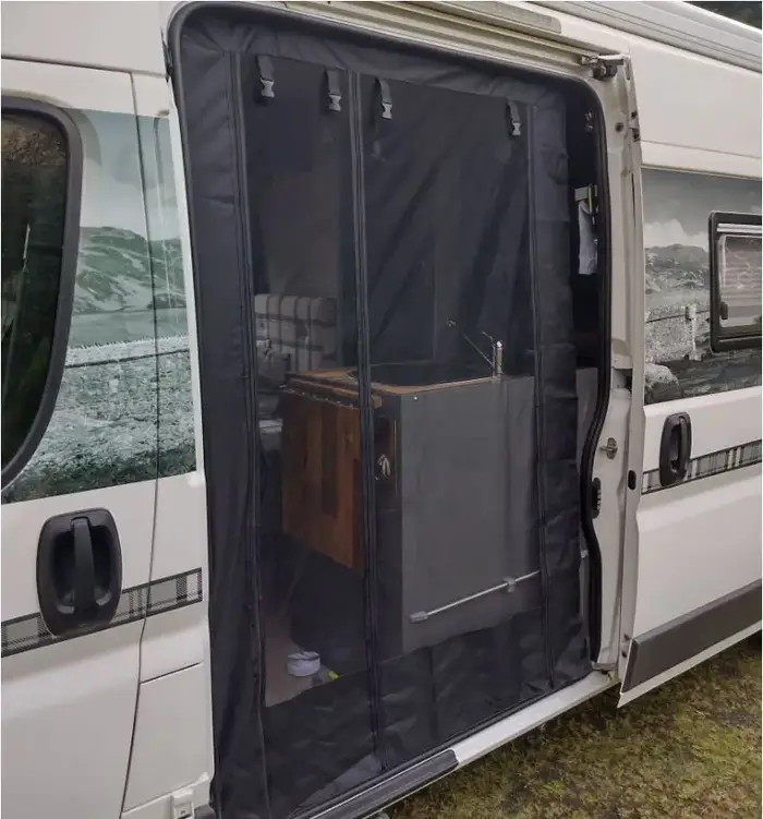 Moustiquaire anti-moustiques filets pour Fiat Ducato Peugeot Boxer Citroën Relais 2006+ accessoires d'intérieur fibre synthétique facile à installer sécurité voyage camping car